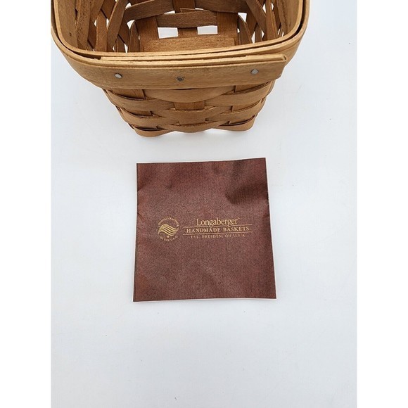 Longaberger Basket Teaspoon with  Product Card And Orgional Bag‎ - Picture 2 of 8